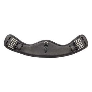 Sangle courte cuir souple Moon Kavalkade — Noir/noir