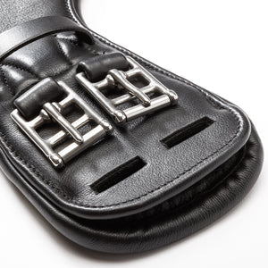 Sangle courte cuir souple Moon Kavalkade — Noir/noir — vue 3