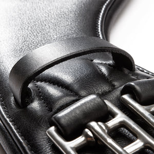 Sangle courte cuir souple Moon Kavalkade — Noir/noir — vue 4