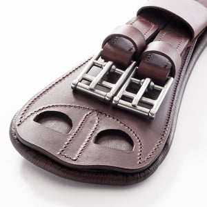 Sangle courte cuir huilé Julius Kavalkade — Marron/marron — vue 3