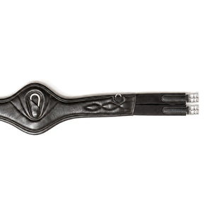 Sangle longue cuir souple Julius Kavalkade — Noir/noir
