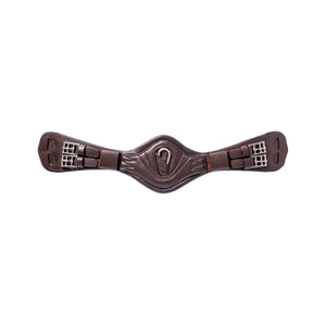 Sangle courte cuir souple Julius Kavalkade à élastiques — Marron/marron — vue 2