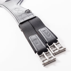 Sangle longue cuir huilé Atlas Kavalkade — Noir/noir — vue 4