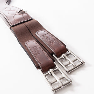 Sangle longue cuir huilé Atlas Kavalkade — Marron/marron — vue 4