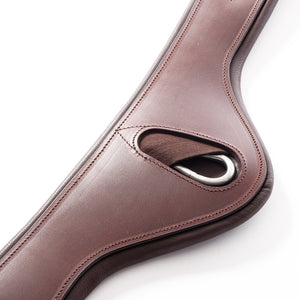 Sangle longue cuir huilé Atlas Kavalkade — Marron/marron — vue 3