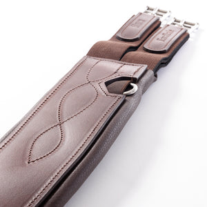 Sangle longue cuir huilé Atlas Kavalkade — Marron/marron — vue 2