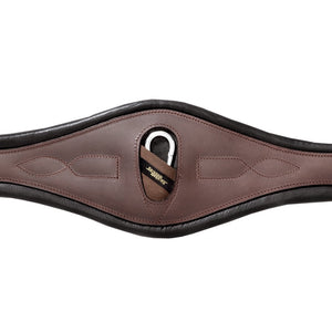 Sangle longue cuir huilé Comfort Kavalkade — Marron/noir — vue 2
