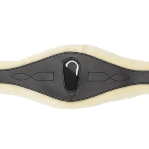 Sangle longue cuir huilé Comfort Kavalkade mouton synthétique — Noir/beige — vue 4