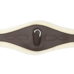 Sangle longue cuir huilé Comfort Kavalkade mouton synthétique — Marron/beige — vue 3