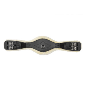 Sangle courte cuir huilé Comfort Kavalkade mouton synthétique — Noir/beige