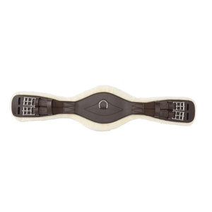 Sangle courte cuir huilé Comfort Kavalkade mouton synthétique — Marron/beige