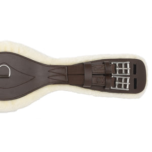 Sangle courte cuir huilé Comfort Kavalkade mouton synthétique — Marron/beige — vue 2