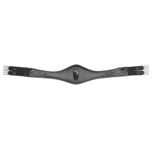 Sangle longue cuir huilé Shape Kavalkade — Noir/noir