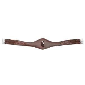Sangle longue cuir huilé Shape Kavalkade — Marron/marron