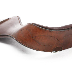 Sangle longue cuir huilé Shape Kavalkade — Marron/marron — vue 4