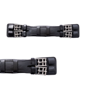 Sangle courte cuir Shetty Classic Kavalkade — Noir/noir