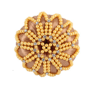 Horka – Filet à chignon Pearl Diamond Doré | Sellerie Bucéphale