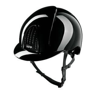 KEP Italia Casque d’équitation KEP Smart Nova – Finition Metal Polish Noir