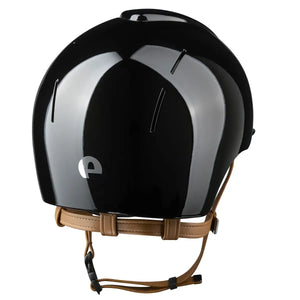 Cască de călărie KEP Smart Nova Metal Polish – Curea de bărbie Bej