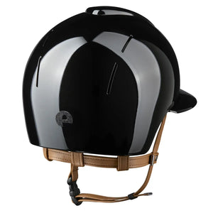 KEP Italia Casque d’équitation KEP Smart Nova Metal Polish – Star – Jugulaire Beige – Visière Polo vue 2 sur 10