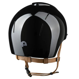 Casque d’équitation KEP Smart Nova Metal Polish – Star & Jugulaire Beige