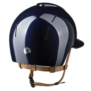 Casque d’équitation KEP Smart Nova Metal Polish – Visière Polo & Jugulaire Beige