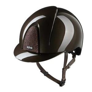 KEP Italia Casque d’équitation KEP Smart Nova Metal Polish – Finition Star Brown Star Brown