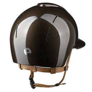 KEP Italia Casque d’équitation KEP Smart Nova Metal Polish – Visière Polo & Jugulaire Beige vue 2 sur 6