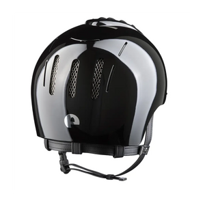 KEP Italia – Casque KEP Endurance Horse-Ball noir polish arrière | Sellerie Bucéphale