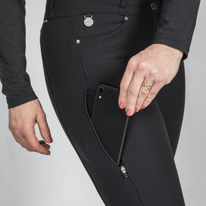 Back on Track – Pantalon d'équitation pour femme Julia FS Back on Track Bleu marine 44  | Sellerie Bucéphale