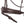 Filet de dressage Zora muserolle suédoise en cuir allemand — Marron/marron — vue 3