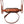 Filet d'obstacle Robin muserolle anglaise combinée — Cognac/laiton — vue 4