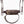 Filet d'obstacle Robin muserolle anglaise combinée — Marron/laiton — vue 6