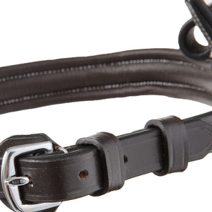 Filet Hunter Akila muserolle anglaise, rênes tressées — Marron/marron — vue 3