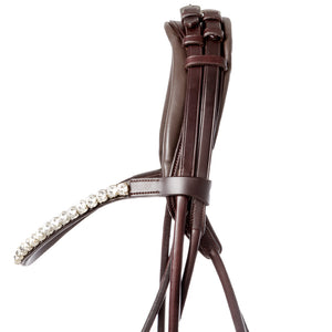 Kavalkade – Bridon Florina crank Kavalkade Marron Cob  | Sellerie Bucéphale