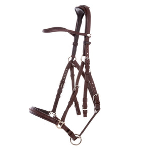Filet de randonnée Artemis 2 en 1 en cuir huilé — Marron/marron