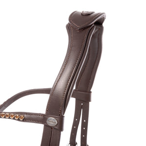 Filet islandais Jorunn à muserolle fonctionnelle — Marron/argenté — vue 2