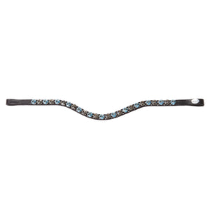 Frontal Diamond Kavalkade — Noir/bleu clair-gris — vue 2