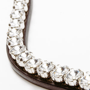 Frontal Diamond Kavalkade — Marron/blanc — vue 3