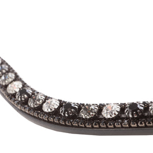 Frontal Dazzle Kavalkade — Noir verni/blanc — vue 3