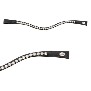 Frontal Cortica Strass Kavalkade — Noir/blanc