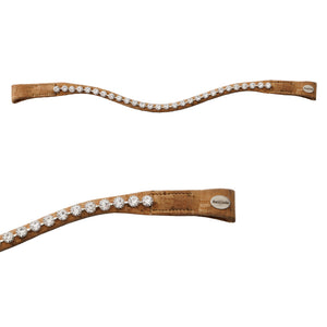 Frontal Cortica Strass Kavalkade — Naturel/blanc