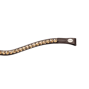 Frontal Floretta Kavalkade — Marron/doré — vue 2