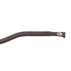 Frontal Leather Kavalkade — Marron/marron