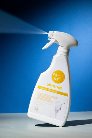 Or-Vet – OR Gloss Spray en situation | Sellerie Bucéphale