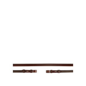 Rênes en cuir souple BR sans arrêtoirs, 16 mm
