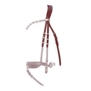 Têtière anatomique Cre8 Kavalkade — Marron/marron