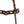Têtière de bridon islandais Ragnar Celtic Kavalkade — Marron/argenté — vue 2
