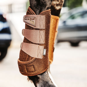 Guêtres De Travail "Airflow" Back on Track coloris Marron cheval bai  | Sellerie Bucéphale