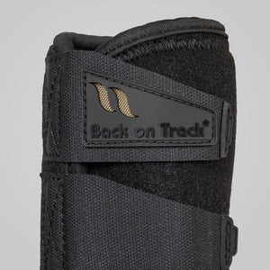 Guêtres De Travail "Airflow" Back on Track coloris Noir velcro | Sellerie Bucéphale